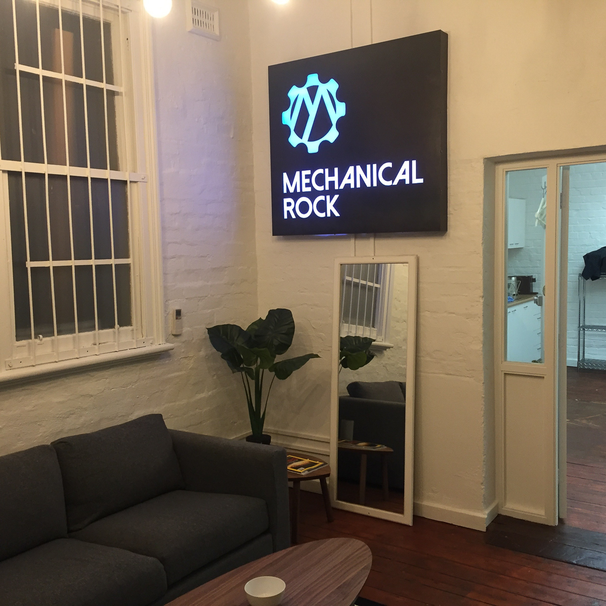 Completed sign
